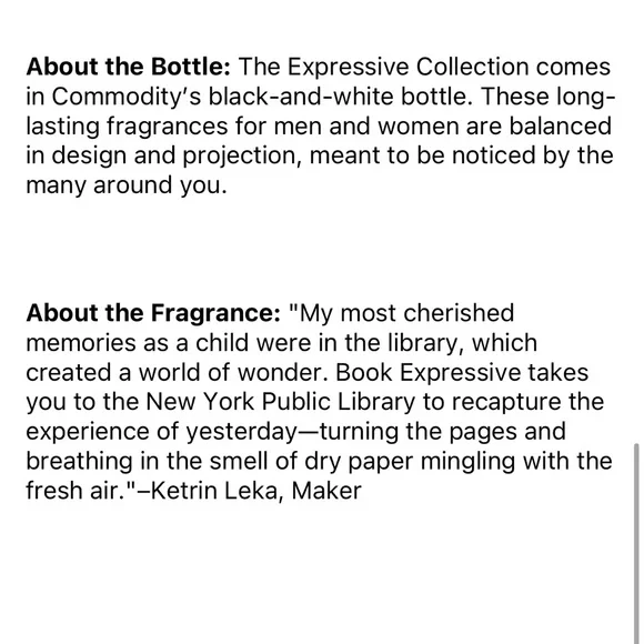 COMMODITY Book Vial Spray Sample 2 mL - Picture 6 of 6